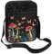 IQOPPEDR Kuriertasche für Damen und Herren, kleine Crossbody-Tasche mit verstellbarem Riemen, Reise-Umhängetasche, leichte Handtaschen, Roter Pilz Sternenschmetterling, Einheitsgröße