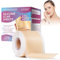 Pansement Silicone Cicatrice, Feuilles de cicatrice en silicone(1,6x75-1.9M), Feuilles de silicone pour cicatrices, Pour les Cicatrices Causées par Césarienne, Chirurgie, Brûlures, Réutilisables
