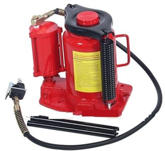 Cric hydraulique 30T - Cric bouteille hydraulique 30 tonnes - Outil d'entretien de voiture - Cric pneumatique pour changement de pneu de véhicule, camion de levage et réparation automobile