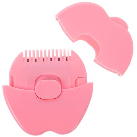 JOINPAYA Manueller Haartrimmer Kamm für Babys mit Sicherem Kunststoff Bequemer Gebrauch und Niedliches Design für Heimgebrauch und Salon zum Präzisen Schneiden von Ponyhaar