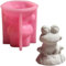 ALEFBET Silikonform Tiere Frosch，Kerzenformen zum Gießen，Silikonformen Gießformen，Gipsformen zum Gießen, Kerzenform Silikon Gießform，Epoxidharz Formen (Frosch B)