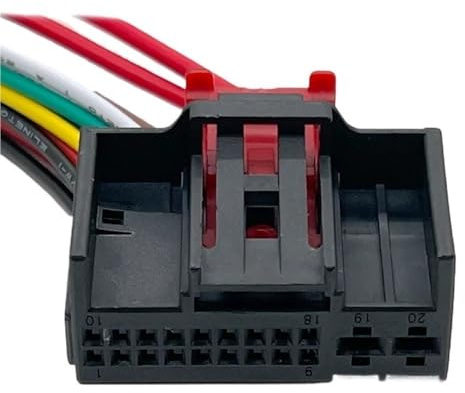 HZSMYXGS 1 Set 20 Pin 1K0971975 Klimaanlage Controller Elektrische Kabel Anschlüsse Kabelbaum Stecker 1-1394805-1 1-1394803-1 Auto Sensorstecker