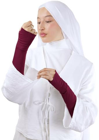 Lamis Hijab Paar Armstulpen in doppelter Haut aus natürlichen Bambusfasern M-3