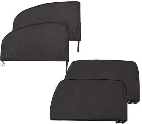 KOAYEF Parasol Coche Delantero para Nissan Qashqai+2 J10 (2008–2010), Plegable Parasol Parabrisas Coche,Protección UV,Parasol Ventana Lateral Coche