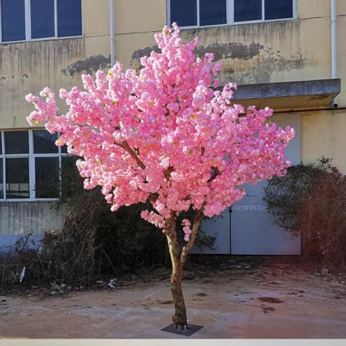 GAOAZHEN Albero di pesco in Fiore, Albero dei Desideri di ciliegio Artificiale, Grande pianta Decorativa da Interno, Albero di pesco Finto scenografico per Decorazioni domestiche ed Eventi.