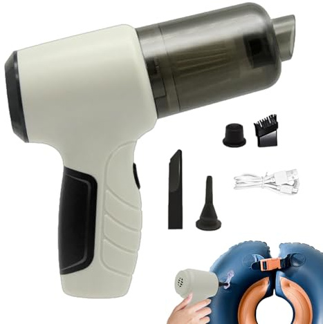 Generico Aspirateur Manivale,Appareils de Nettoyage Intérieur Auto Rechargeables | Aspirateur De Voiture Portable - Pour Fenêtres Sièges Canapé Bibliothèque Camper Van