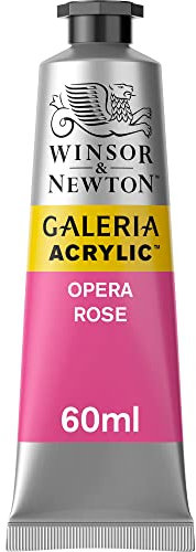 Winsor & Newton Colori Acrilici, Rosa Opera, 60 ml, Confezione Da 1