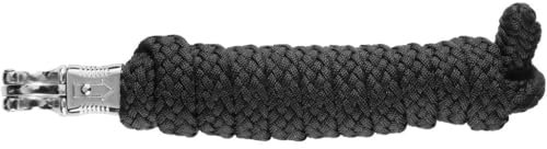 USG 1510 Führstrick, einfarbig, mit Panikhaken, 2.0 m, Schwarz