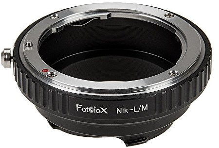 Fotodiox Anello Adattatore per Nikon Obiettivo a Fotocamera Leica M, Leica M3, Leica M-Monochrome, M8.2, M9, M9-P, M10 e Ricoh GXR Mount