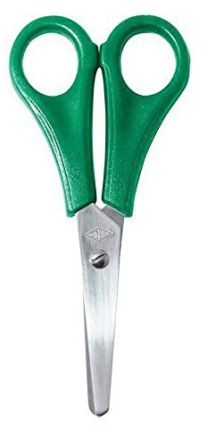 Wedo Bastelschere, rund, 13.5 cm (Grün)