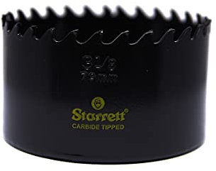 Starrett CT318 Scie cloche à pointe en carbure de tungstène, 79 mm