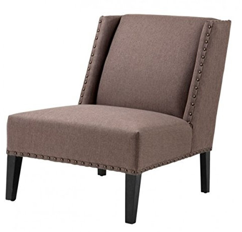 Casa Padrino Luxus Art Deco Sessel Braun - Jugendstil Belle Epoche - Luxury Collection