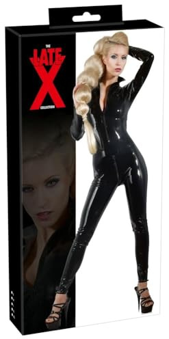 The Latex Collection Latex Catsuit, schwarz, Medium