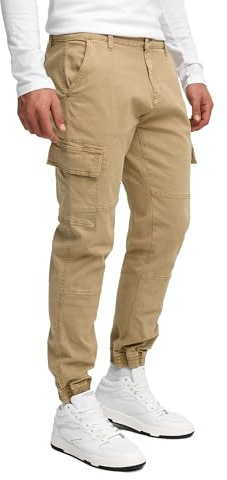 Indicode Herren August Cargohose Outdoorhose aus Baumwolle mit 6 Taschen | Robuste Funktionshose für Outdoor und Freizeit, Herrenhose, Outdoorhose, Freizeithose, Arbeitshose, Stoffhose für Männer
