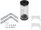 Flüssigkeit Wasserkühlung Ra/diator Acryl Zylinder Wasserbehälter Tank Kit für PC Computer