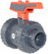Cepex PVC Kugelhahn 2 Wege Klebmuffe 75 mm