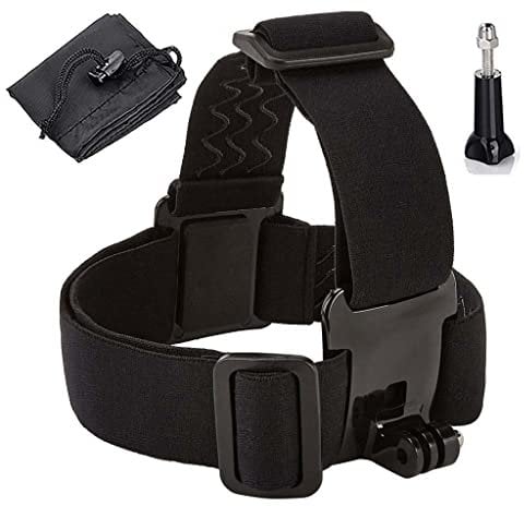 LONDON FAB Waterproof Elastic Head Harness, Strap, Mount, compatible with Gopro and most action cameras