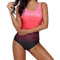 Sweetneed chida yi Costume Intero Donna Costume Intero Sportivo Costumi Interi con Coppe Imbottiti Push Up Costume Contenitivo Pancia Curvy Beachwear