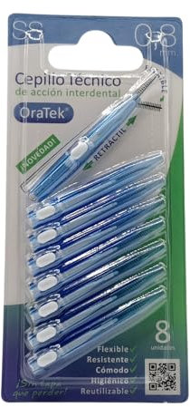 Oratek Interdentalbürste, einziehbar, 0,8 mm, 8 Stück 1er Pack (1 x 200 g)