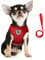FEimaX Soft Mesh Dog Harness and Leash Set No Pull Reflective Adjustable Pet Step-in Car Harnesses Escape Proof Cat Walking Vest for Small Medium Dogs Cats