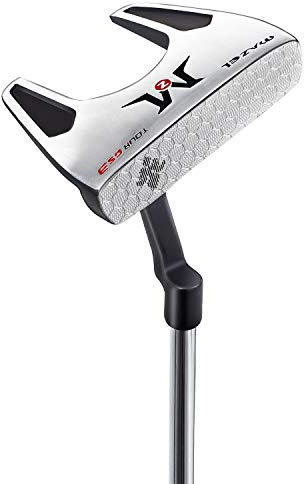 MAZEL GS3 Golf Putter for Men Right Handed 34 Inch, Premium Mallet Putter CNC Milled Face, Putter Headcover Included (Black+Blue Grip)