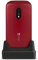 Doro 6040 GPS 2.8 Inch Clamshell Easy Phone GPS Italy Red White