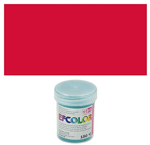 PAINT IT EASY NEU Efcolor, Farbschmelzpulver, 25 ml, opak, Farbe: Erdbeer-Rot