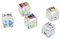JIHUOO 100 Stück 8MM Böhmische Kristallperlen Glasschliffperlen Zwischenperlen Cube Glasperlen zum auffädeln