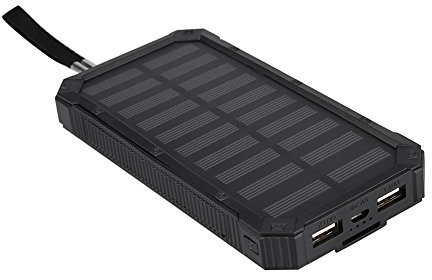 ciciglow Power Bank Kit,20000mAh Fast Charging Dual USB Polar Mobile Power Bank Case DIY Kit,Portable Waterproof Mobile Power Bank Case(black)