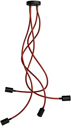creative cables Lampe Mini Spot Spotlight GU1d0 Flex 90 Murale ou de Plafond - avec Ampoule, Noir