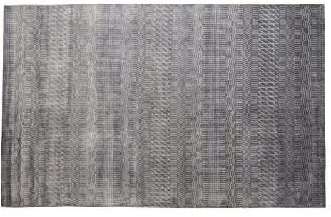 Samarth CHAANDEE Handgeknüpfter Teppich Modernes Design Seide - Wolle - Baumwolle 85240 Knoten pro m2 Für Wohnzimmer Designer-Teppich Aus natürlichen Materialien 120 x 180 cm