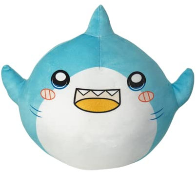Benolls Boxy and Foxy Toys,Plüschhai, süßes Spielzeug, mit Hai gefülltes,Weiches Plüsch-Puppenkissen,Hai-Plüschpuppe, Schlafzimmer,Sofa, Dekoration,Kindergeschenk (Fetter Hai)