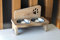 Générique Gamelle Chat Surélevées avec Support en Bois Durable, Porte Double Gamelle 2 x 300 ML