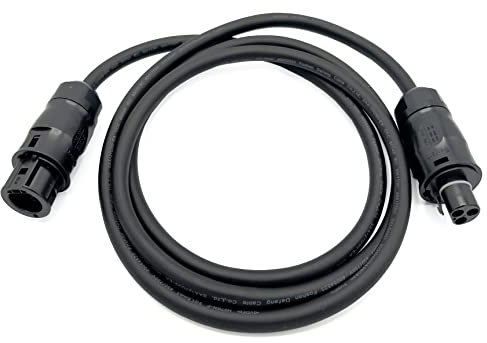 Solarsys® - Cordon d'alimentation AC avec Connecteur Batteri BC01 Femelle et Batteri BC01 Hommes, pour Connexion en Parallèle de Deux Micro-onduleur Hoymiles Deye Envertech NEP Bosswerk TSUN, 2m