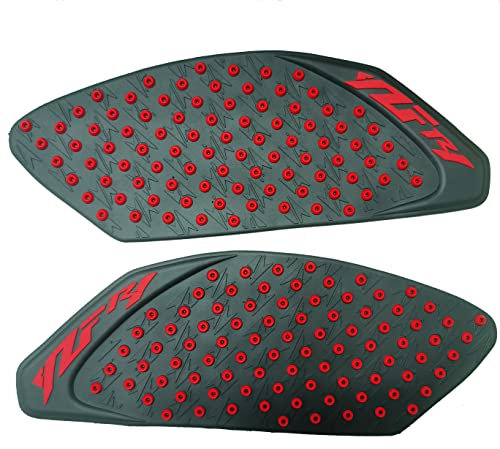 Motorrad Benzintank Gastank Pad Traktion Side Kraftstoff Knee Grip Gleitschutz Aufkleber Kompatibel mit Yamaha YZF R1 2009-2014