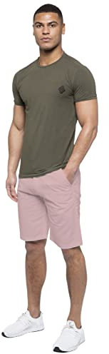 989Zé ENZO Short chino en coton pour homme, rose, 34W