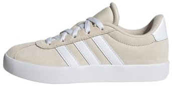 adidas Vl Court 3.0 Shoes Kids, Zapatilla de deporte Unisex niños, Aluminium Cloud White Aluminium, 34 EU