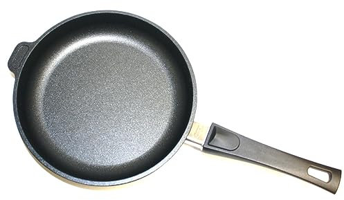 PFANNEN JOSCHI Flachrand Pfannen 24 cm abnehmbarer Stiel für alle Herdarten (inklusiv Induktion) 100% MADE IN GERMANY