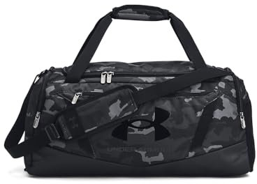 Under Armour Unisexe Contain Duo Duff MD, Camouflage Noir, Taille Unique, Sac de Sport