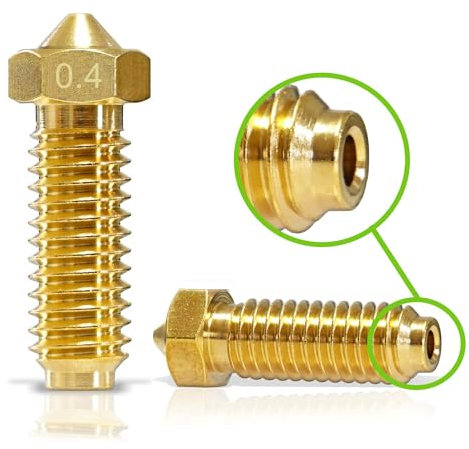 Sea 3D 5 Stück 0.4mm Düse für Anycubic Kobra 3, Kobra 2, Max Neo, Plus 3D Drucker Nozzle 1,75mm