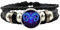 Gleym Multilayer Constellation Leather Zodiac Sign Bracelet
