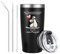 Livole Geschenke für Ihn zum Valentinstag, Du bist mein Pinguin Thermobecher, Valentinsgeschenk für Ihn, Männer, Freund, Ehemann, Tasse Valentinstag Mann, 600ml Doppelwandig Isolierter Camping Becher