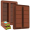 Kamehame Silicone Chocolate Bar Moulds 2 Pcs Small with Scraper, Deep, Mini, Thick