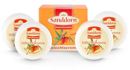 5-er Set Sanddorn Naturfreunde GESICHTSCREME mit Sanddorn-Öl - 50 ml (5)