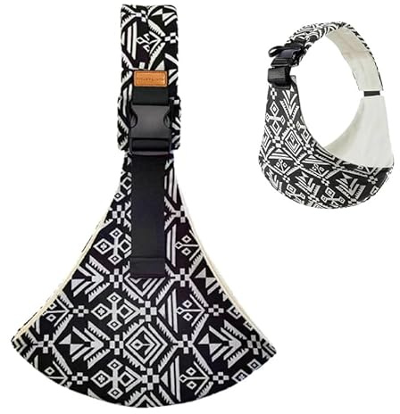 DAVBNM Baby Sling, Toddler Carrier Slings, Baby Sling Carrier with Thick Shoulder Straps (Adjustable) for Newborn Infant Toddler 3-36 Months, Breathable and Comfortable