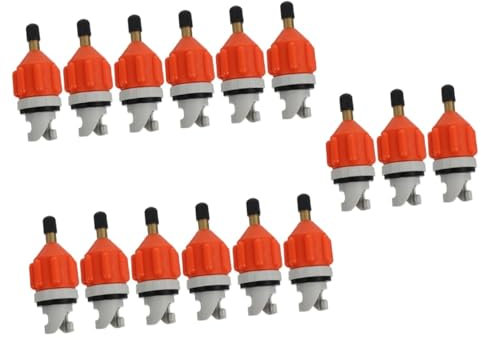 HANABASS 5 Series Adaptador De Boquilla De Gas Adaptador De Válvula Adaptador De Boquillas Bomba De Aire Conector De Bomba para Tabla De Paddle Surf Adaptador De Inflador 3 Piezas x 5