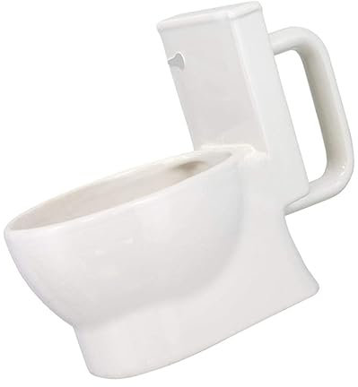 Alipis Taza de Cerámica de Inodoro Taza de Café Creativa y Bebidas Fiestas Hogar y Oficina