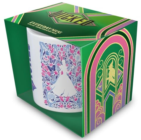 Pyramid International Wicked 2 (Flowers) White Mug 11oz/315ml White Ceramic Mug, Official Licensed Wicked Drinkware, One Size