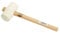 Thor 957w White Rubber Mallet 3.1/2in
