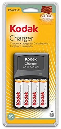 Kodak Chargeur batterie + 4 batteries pour Appareil photo numérique